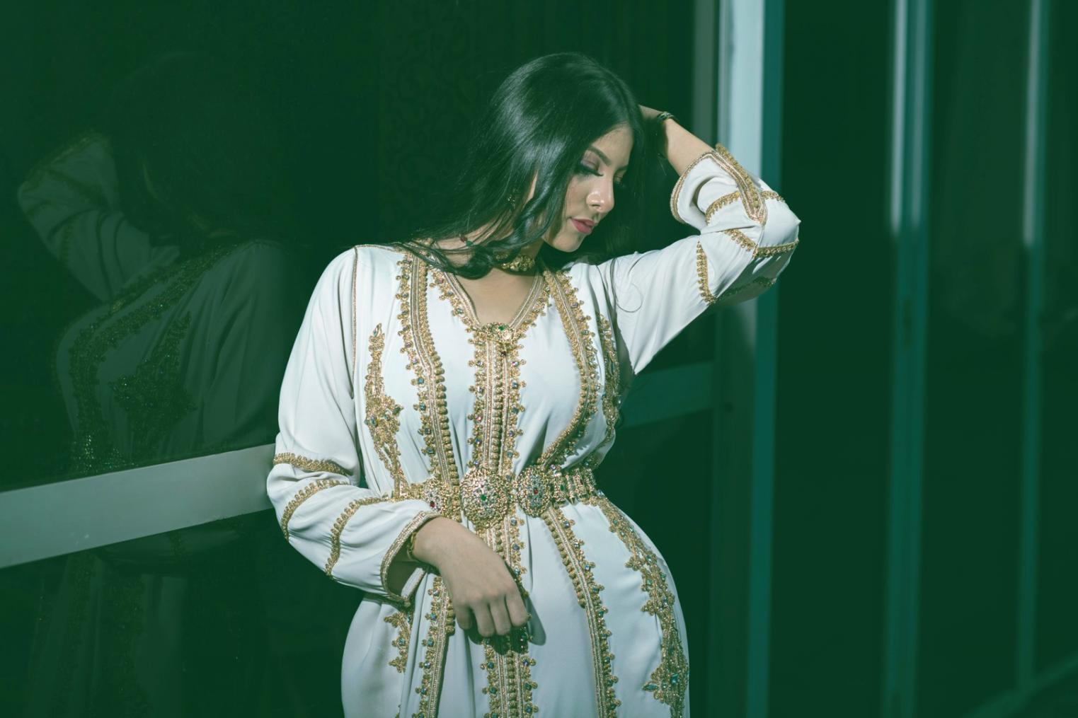 Photoshoot styling process example